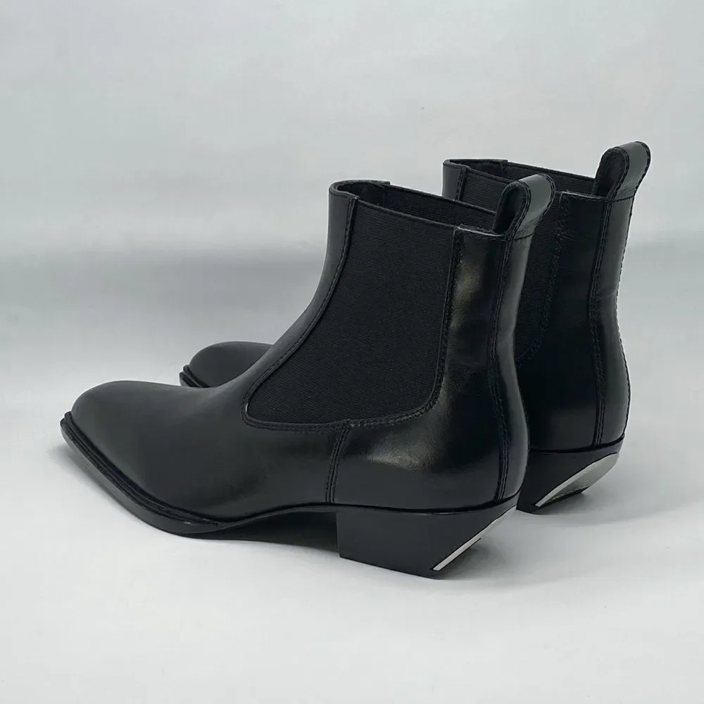 Alexander Wang Slick Pointed Toe Chelsea Boot size 37.5